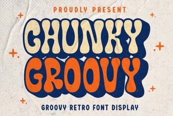 Chunky Groovy Font by MR FONTS | TPT