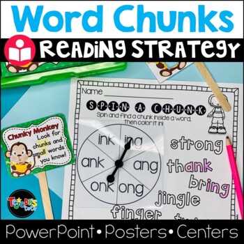 Preview of Chunky Monkey Decoding Reading Strategy Word Families Digraphs