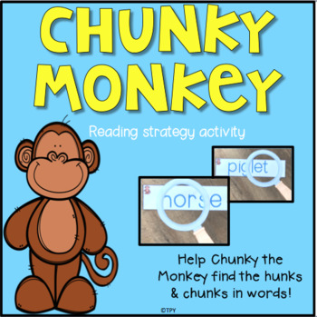 Chunky Monkey Reading Strategy Activities by The Primary Years | TPT