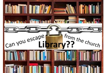 Preview of Church Library Bible Escape Room!