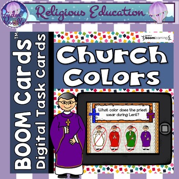 Preview of Church Liturgical Seasons - BOOM Cards (Digital & Distance Learning)