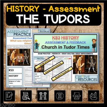 Preview of Church & Religion in Tudor Times Assessment
