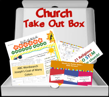 Preview of Church to go box || Summer church take out box