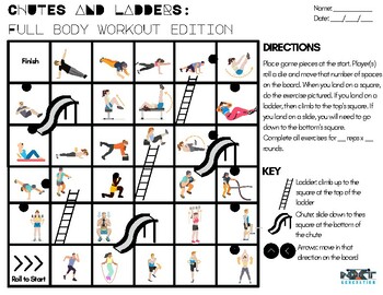 Preview of Chutes and Ladders: Full Body Workout Edition