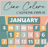 Ciao Colore Calendar Display | Flip Calendar | Interactive