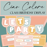 Ciao Colore Classroom Birthday Display | Class Birthday Chart