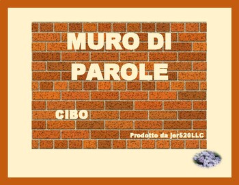 Preview of Cibi (Food in Italian) Word Wall