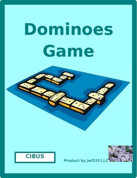 Preview of Cibus (Food in Latin) Dominoes