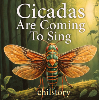 Preview of Cicadas Are Coming To sing: A Story About Cicadas For Children
