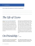 Cicero: "On Friendship"