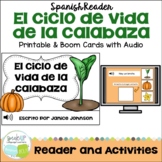 Ciclo de vida de la calabaza Spanish Pumpkin Reader Activi