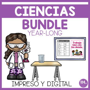 Preview of Ciencias | Science Yearlong  Bundle Spanish