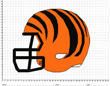 Cincinnati Bengals Helmet Mystery Picture (1-Quadrant)