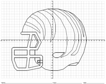 Rams Helmet Mystery Picture (4-Quadrants) by Anthony and Linda Iorlano