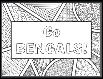 Bengals Coloring Pages