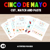 Cinco De Mayo Activities Cut Match Place and Paste