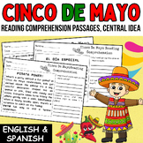 Cinco De Mayo Activities Reading Comprehension Passages In