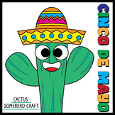 Cinco De Mayo Activity Cactus Sombrero Craft & Writing tem