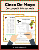 Cinco De Mayo Activity Crossword Wordsearch|3-5th grade st