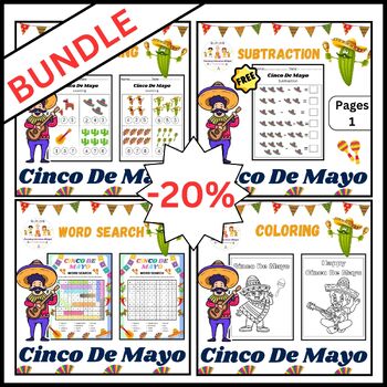 Cinco De Mayo BUNDLE by Amazing Education Designs | TPT