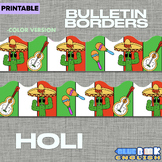 Cinco De Mayo Bulletin Board Borders - Cactus Coloring