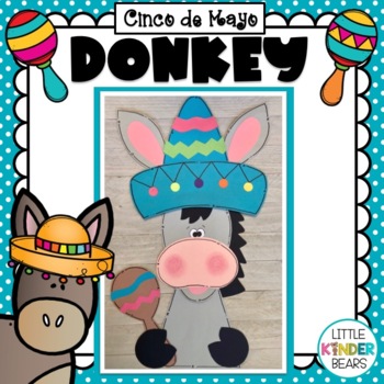 Preview of Cinco De Mayo Donkey Craft