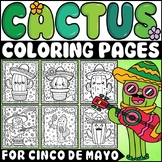 Cinco De Mayo Cactus | Cactus Coloring Pages For Kids | Ca