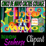 Cinco De Mayo Cactus Collage Lesson/Center Activity/Sub Plan-Art