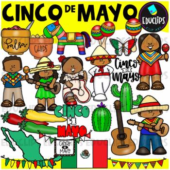 Preview of Cinco De Mayo Clip Art Set {Educlips Clipart}