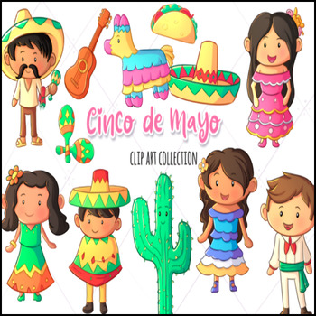Preview of Cinco De Mayo Clip Art Collection {Creative Clips Clipart}