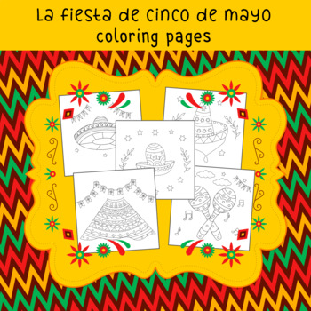 Preview of Cinco De Mayo Coloring Pages