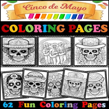 Preview of Cinco De Mayo Coloring Pages | Cinco De Mayo Coloring Sheets