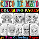 Cinco De Mayo Coloring Pages|Cinco De Mayo Coloring Sheets