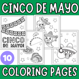 Cinco De Mayo Coloring Pages - May Coloring Sheets /  Mexi