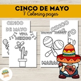 Cinco De Mayo Coloring pages - morning work - Cinco de May