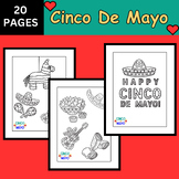 Cinco De Mayo Coloring Sheets