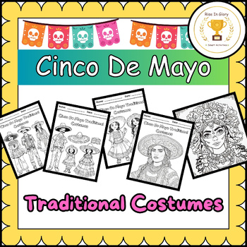 Preview of Cinco De Mayo Coloring Sheets Customs Hispanic Heritage Month Activities