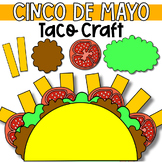 Cinco De Mayo Craft Build a Taco Printable Template Cut & 