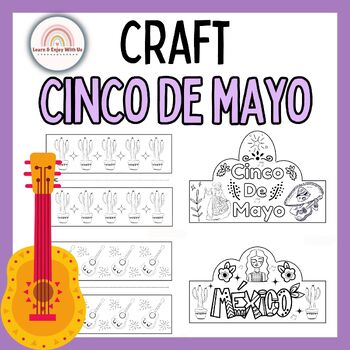 Preview of Cinco De Mayo Crown | Cinco De Mayo Craft | Coloring Pages