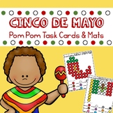 Cinco De Mayo Day Pom-Pom Task Cards and Mats