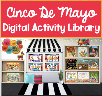 Preview of Cinco De Mayo Digital Activity Library: Google Slides