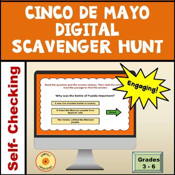 Preview of Cinco De Mayo Digital Scavenger Hunt