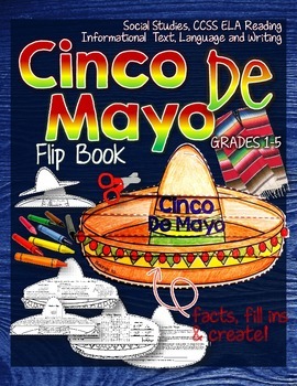 Preview of Cinco De Mayo Flip Book