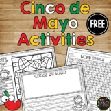Cinco De Mayo Fun FREEBIE Color by Code | Writing Pages | 
