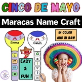Cinco De Mayo Maracas Craft Name -Cinco De Mayo Activities