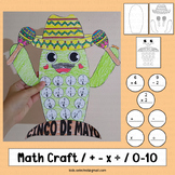 Cinco De Mayo Math Craft Cactus Addition Subtraction Activ