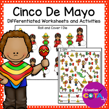 Preview of Occupational Therapy Cinco De Mayo Math and Literacy Worksheets and Activities