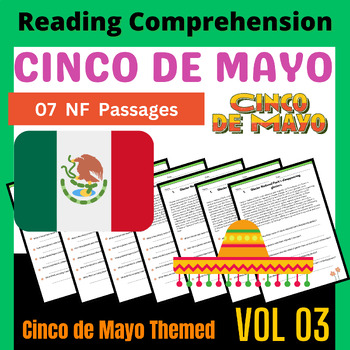 Preview of Cinco De Mayo : Passage and Questions : Reading Comprehension Activity