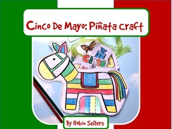 Preview of Cinco de Mayo Craft {Pinata Fiesta Fun with Mexico Symbols}
