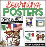 Cinco De Mayo Poster Set Kindergarten & First Grade Mexico
